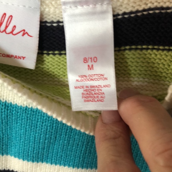 Meg Allen by Liz Claiborne 100% cotton sweater sz8/10 - Picture 5 of 10